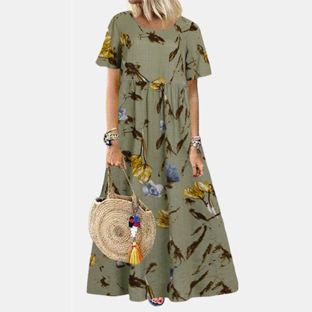 Zara® | Robe longue décontractée à motif floral