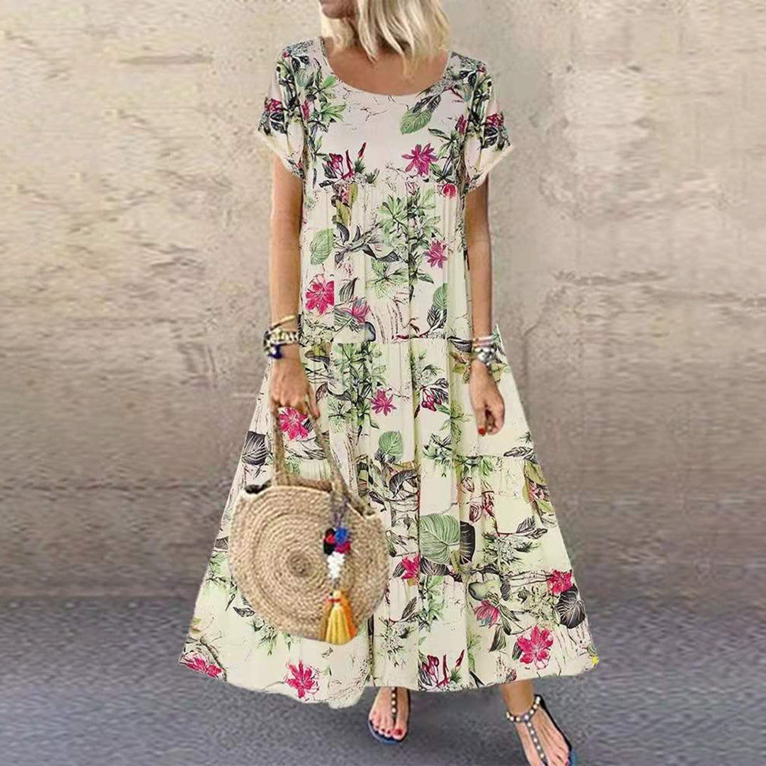 Zara® | Robe longue décontractée à motif floral