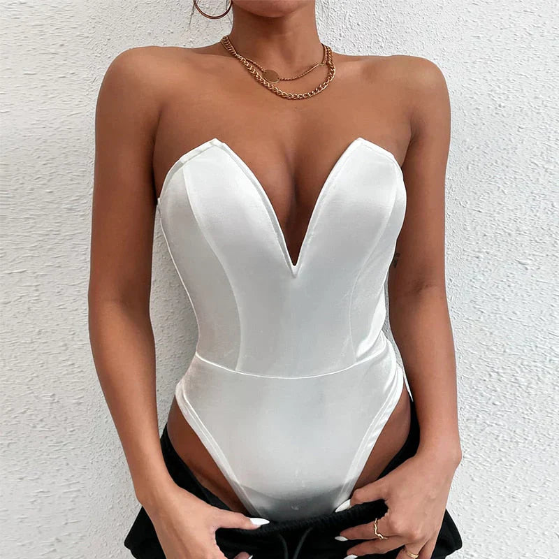 Aviva® | Body sans bretelles en satin