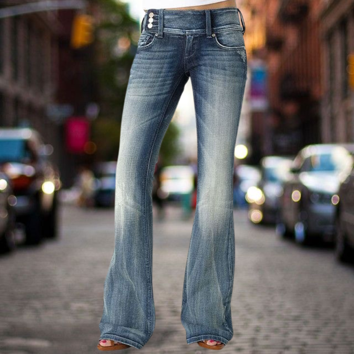 Ariana® | Jean classique taille moyenne Elegance avec style