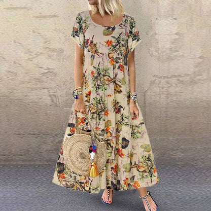 Zara® | Robe longue décontractée à motif floral