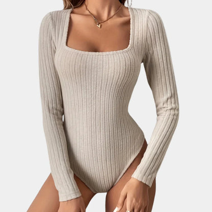 Cécilia® | Body en maille pour femme à encolure carrée